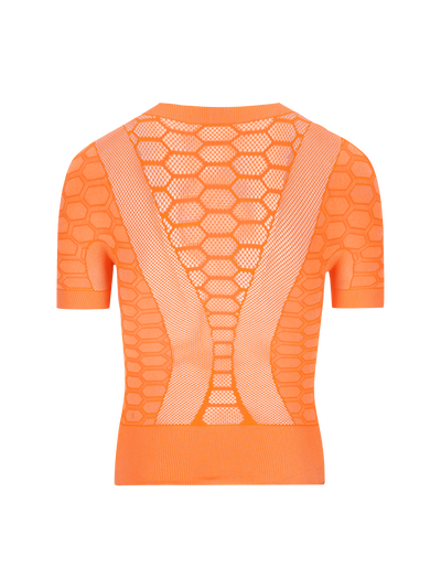 Q36.5 Base Layer 2 Short Sleeve in Poppy Orange
