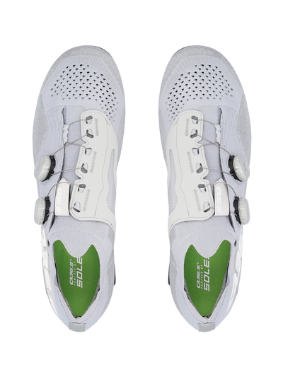 Q36.5 NEW CLIMA ROAD SHOES SILVER (NEW COLOUR)