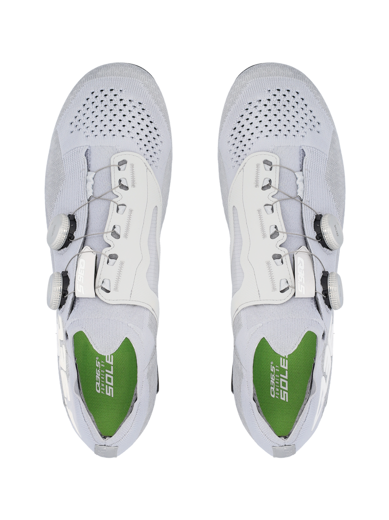 Q36.5 NEW CLIMA ROAD SHOES SILVER (NEW COLOUR)