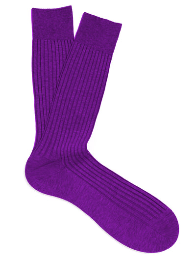 PANTHERELLA Danvers Fil d'Ecosse, Cotton Lisle Socks in Crocus
