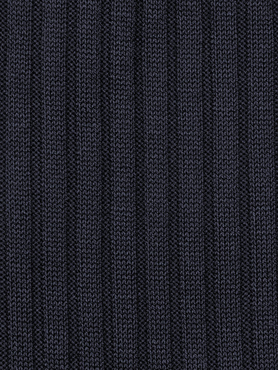 PANTHERELLA Danvers Fil d'Ecosse, Cotton Lisle Socks in Steel Blue