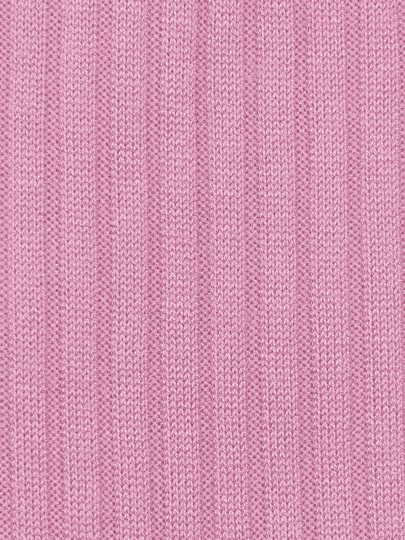 PANTHERELLA Danvers Fil d'Ecosse, Cotton Lisle Socks in Dusty Pink (NEW COLOUR)
