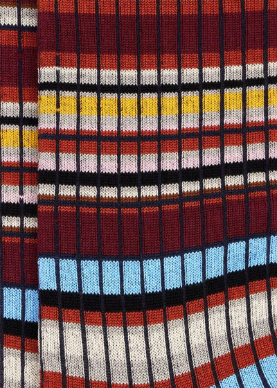 PAUL SMITH Men's Rib Signature in Navy