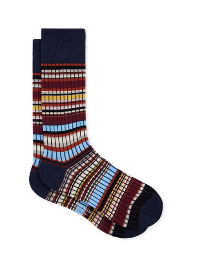 PAUL SMITH Men's Rib Signature in Navy