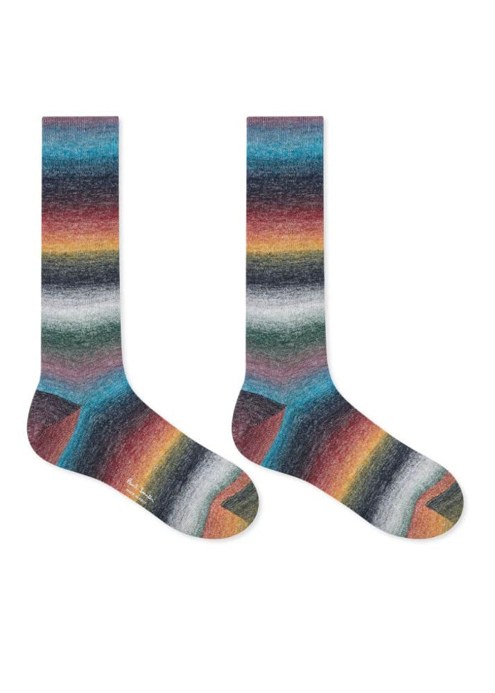 PAUL SMITH Ombre Stripe Socks NEW