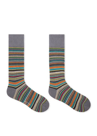 PAUL SMITH Men's Pique Signature Stripe in Grey