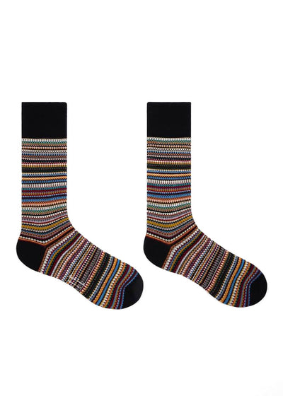 PAUL SMITH Men's Pique Signature Stripe in Black