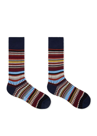 PAUL SMITH Men's Rib Signature in Navy