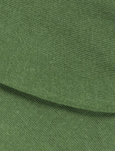 PANTHERELLA Tavener Flat Knit - Comfort Top / Egyptian Cotton Men's Socks in Dark Olive