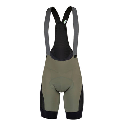 Q36.5 Men's Gregarius Cargo Adventure Bib Shorts Olive Green