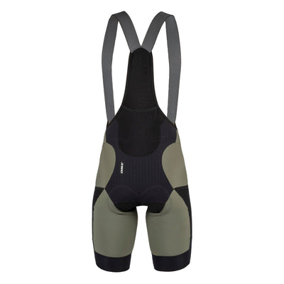 Q36.5 Men's Gregarius Cargo Adventure Bib Shorts Olive Green