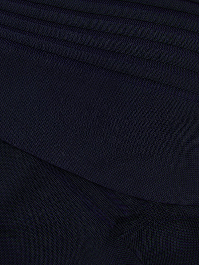PANTHERELLA Danvers Fil d'Ecosse, Cotton Lisle Socks in Navy