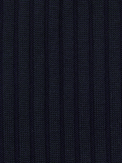 PANTHERELLA (LONG) 'Over the Calf' Danvers Fil d'Ecosse, Cotton Lisle Socks in Navy