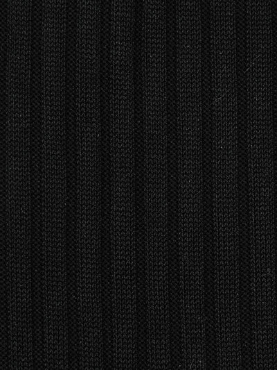 PANTHERELLA (LONG) 'Over the Calf' Danvers Fil d'Ecosse, Cotton Lisle Socks in Black