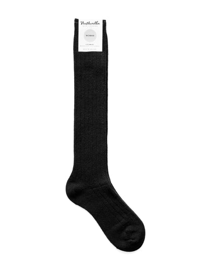 Pantherella, Tabitha Knee-High  Cashmere Women's Socks in Black