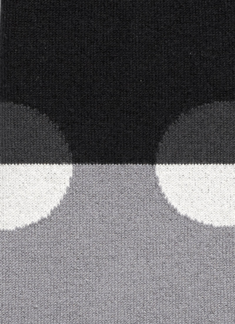PAUL SMITH Men's Crescent Polka Dot Sock in Grey
