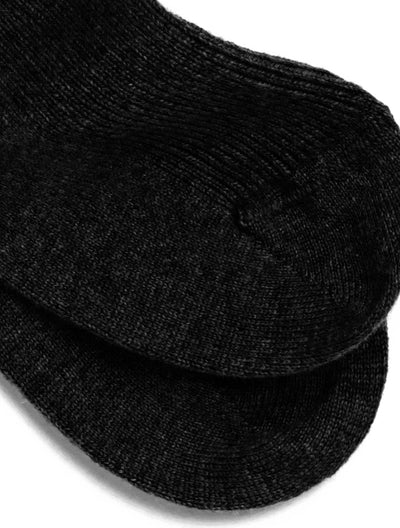 Solespun Black Label Women's Cashmere Socks in Black