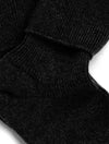 Solespun Black Label Women's Cashmere Socks in Black