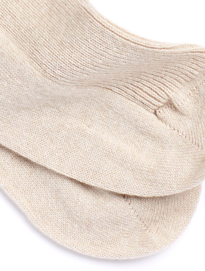 Solespun Black Label Women's Cashmere Socks in Natural