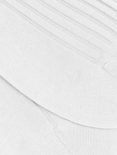 PANTHERELLA Danvers Fil d'Ecosse, Cotton Lisle Socks in White