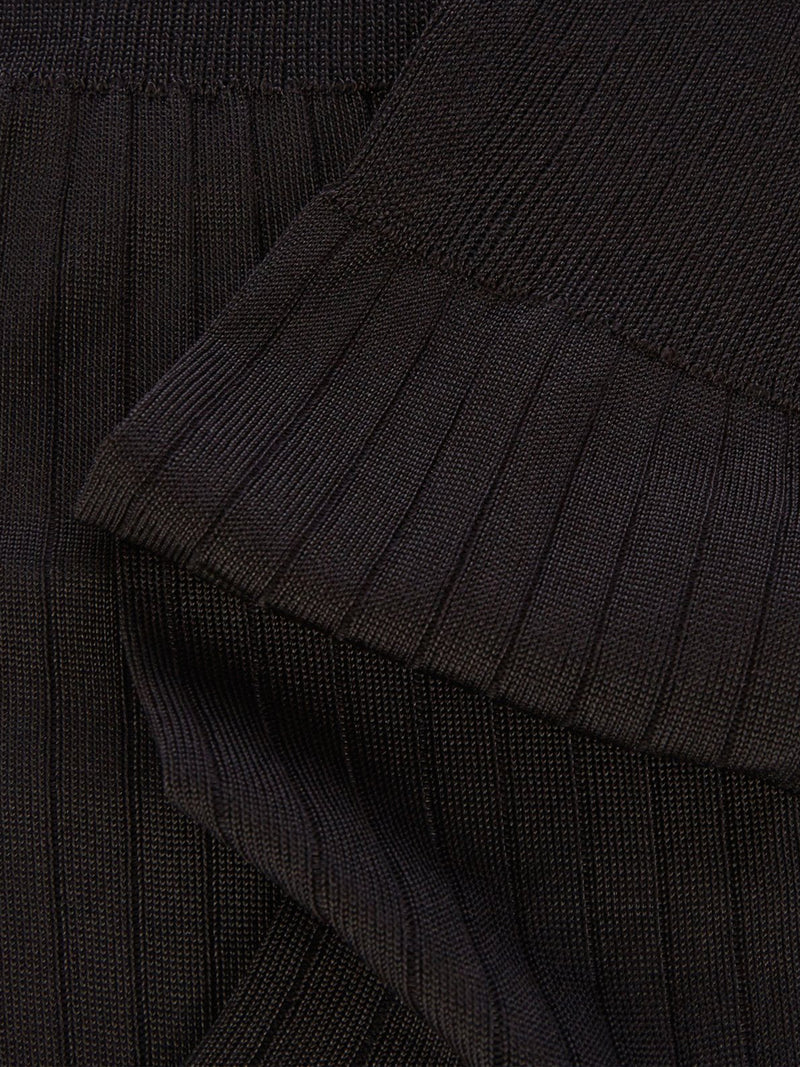 PANTHERELLA Baffin - 100% Silk 5x3 Rib Tailored Socks