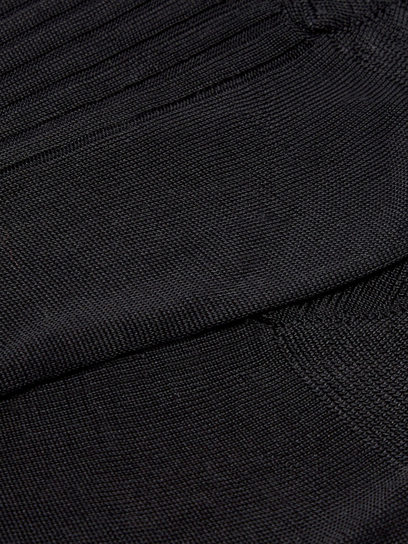 PANTHERELLA Asberley - Luxury Silk 9x1 Rib  Socks