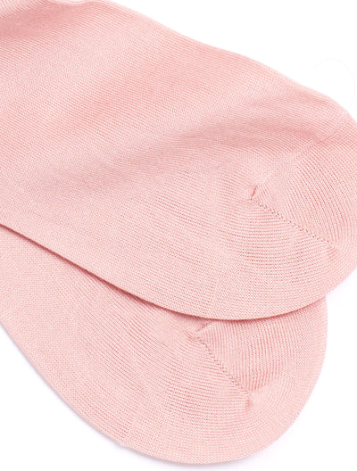 Pantherella, Poppy - Ladies' Flat Knit Ankle Sock - Egyptian Cotton Pink