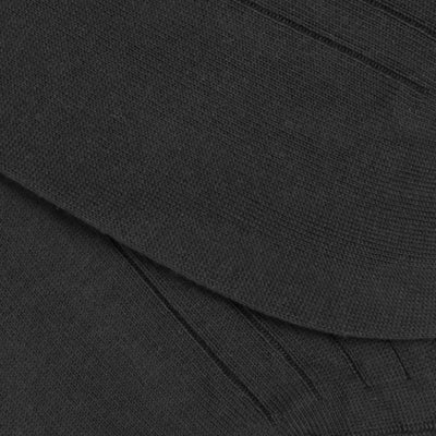 Solespun Sea Island Cotton Socks in Charcoal