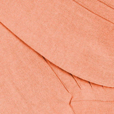 Solespun Sea Island Cotton Socks in Coral