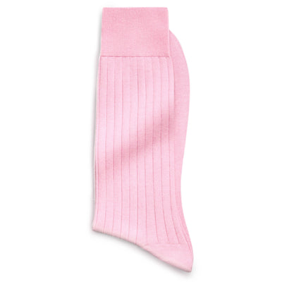 Solespun Sea Island Cotton Socks in Pink