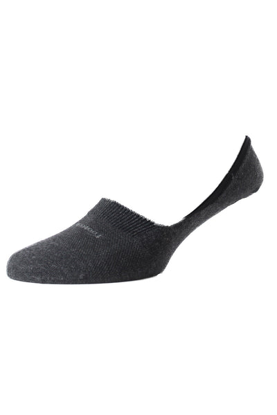 PANTHERELLA No-Show Cotton-Blend Socks in Grey