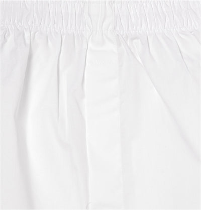 SUNSPEL Fine Cotton Blend Boxer Shorts in White