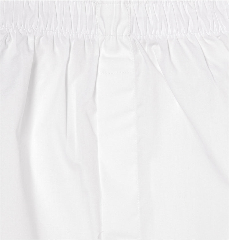 SUNSPEL Fine Cotton Blend Boxer Shorts in White