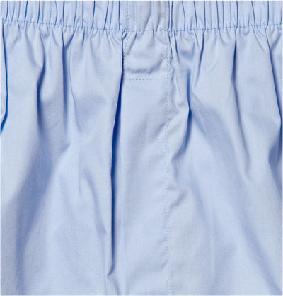 SUNSPEL Fine Cotton Blend Boxer Shorts in Plain Blue.