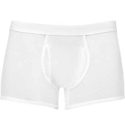 SUNSPEL Superfine Cotton Boxer Briefs in White