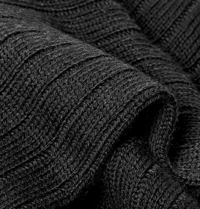 PANTHERELLA Packington Ribbed Merino Wool-Blend Socks in Charcoal