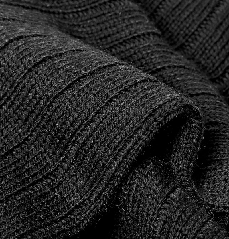 PANTHERELLA Packington Ribbed Merino Wool-Blend Socks in Charcoal