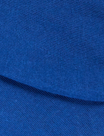 PANTHERELLA Tavener Flat Knit - Comfort Top / Egyptian Cotton Men's Socks in Ocean Blue