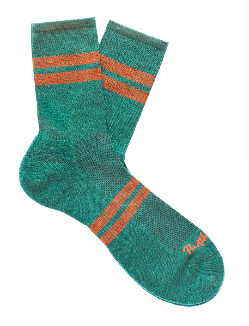 PANTHERELLA Sports Luxe HIKE Merino Wool Socks in GREEN