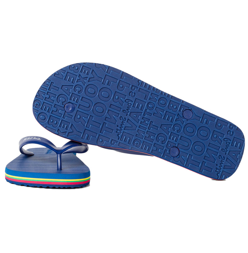 Paul Smith Mens Dale Flip Flop Shoe in Blue
