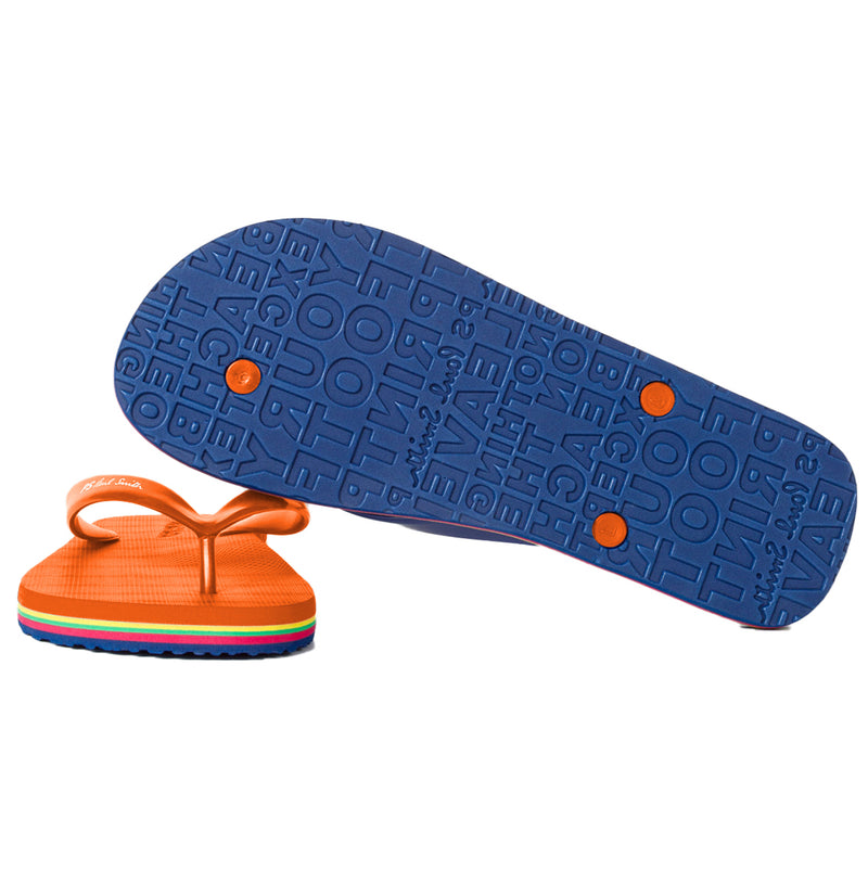 Paul Smith Men's Dale Flip Flop Shoe in Orange