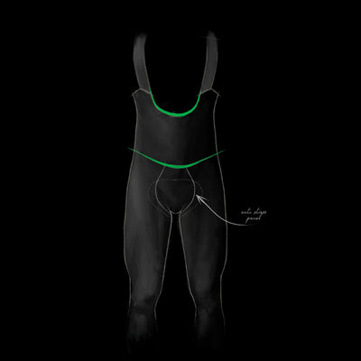 Dottore Hybrid Bib Tights Black