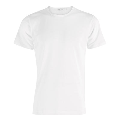Sunspel Cellular Cotton T-Shirt in White
