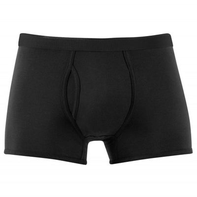 SUNSPEL Superfine Cotton Boxer Briefs in Black