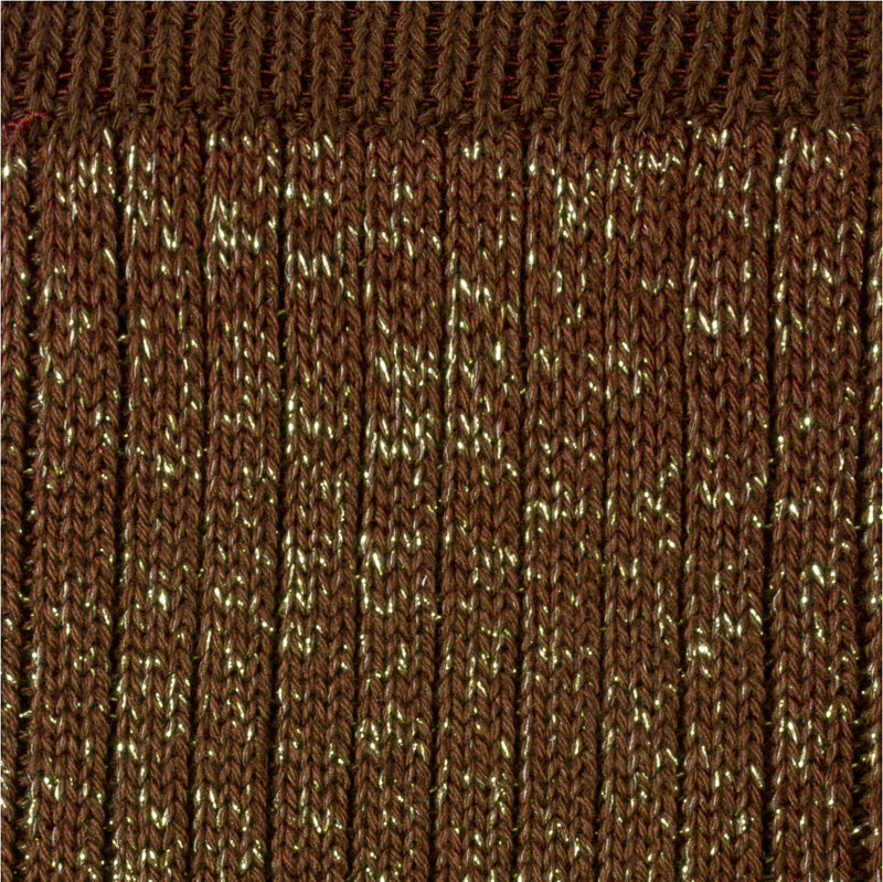 PAUL SMITH Chocolate Glittered Socks