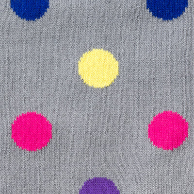 PAUL SMITH Grey 'Teacup' Polka Socks