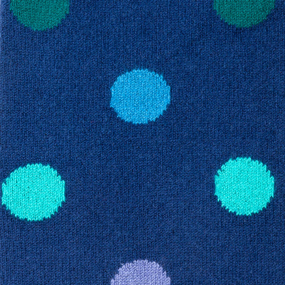 PAUL SMITH Navy 'Teacup' Polka Socks