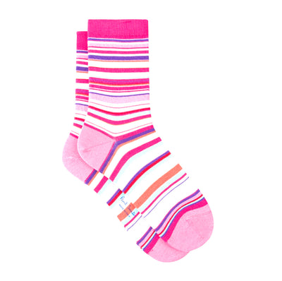 Paul Smith Women's Pink Multi-Stripe Socks