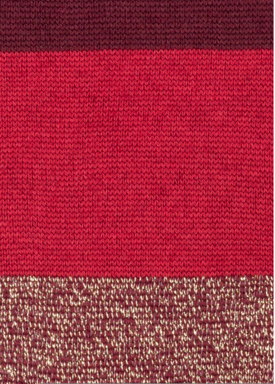 PAUL SMITH Burgundy Starlight Stripe Socks
