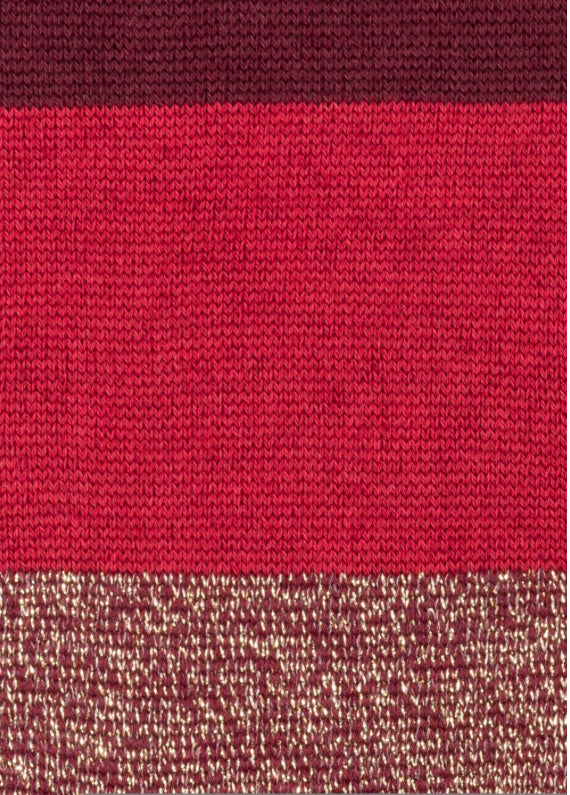 PAUL SMITH Burgundy Starlight Stripe Socks